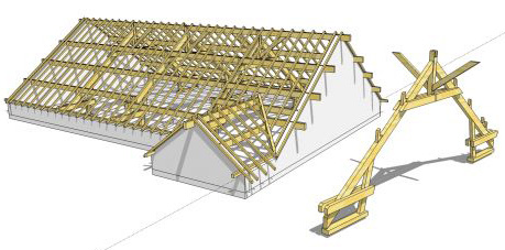 Schema charpente